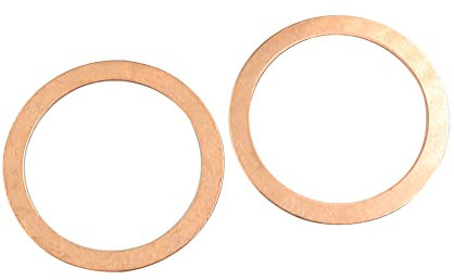 A ABSOPRO per Rame Rondelle Piatto Tenuta Guarnizione anellos Montaggio 40mm ID.(2Set)