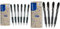 Pilot Super Grip, Kugelschreiber, 6er Set in M (Schwarz) G2-7, Gelschreiber, 4er Set (Schwarz)