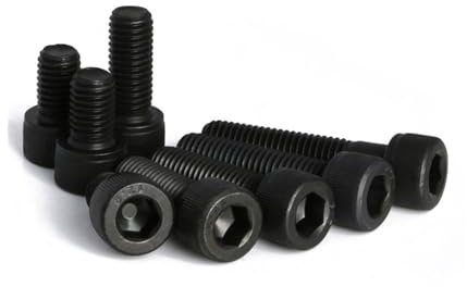 SEIDER 5/10 Stück M4 M5 M6 M8 ~ M12 Stahl der Güteklasse 12,9, Linksgewinde, Linkshänder, Gegengewinde, Innensechskantschraube mit Innensechskant(10Pcs M4x12mm)
