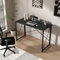 mcc direct Faltbarer Schreibtisch, Arbeitsplatz, faltbarer Computertisch für Büro, Zuhause, Arbeitszimmer, Schreibtisch, ohne Montage, Miami (schwarz, 100 cm)