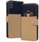 Tiyoo Lovely & Cute Flip Wallet Phone Case for iphone 11Pro Max with Cartoon Cat&Dog Pattern,Premium Magnetic PU+TPU Leather for high protection Phone Cover for iphone 11 Pro Max(Khaki)