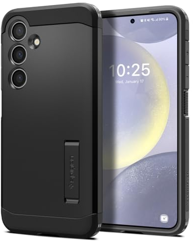 Spigen Tough Armor Hülle Kompatibel mit Samsung Galaxy S24 Plus -Schwarz