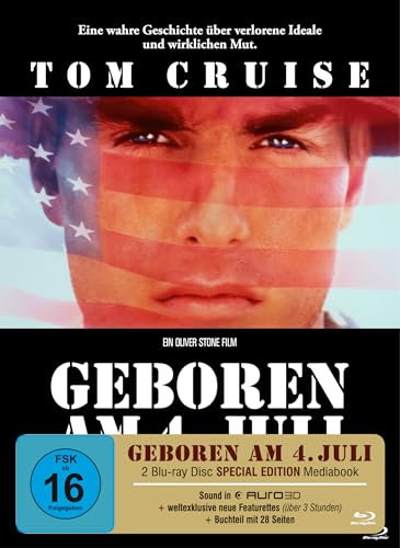 Geboren am 4. Juli - Mediabook -Special Edition mit Auro 3D - Limited Edition auf 1.500 Stück