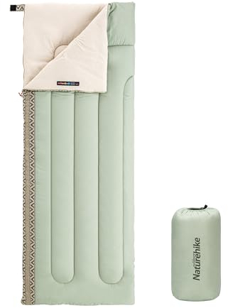 Naturehike Sacco a Pelo a Busta, Sacco a Pelo Impermeabile Ultraleggero 3 Stagioni per Adulti, Sacco a Pelo collegabile e Lavabile, Adatto per Campeggio, Escursionismo, Alpinismo, Interni