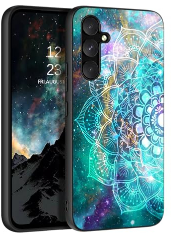BENTOBEN für Samsung Galaxy A54 5G Hülle, Handyhülle Samsung Galaxy A54 5G Case Slim dünn Mandala Nebula Muster PC Schale mit TPU Bumper Kratzfest Schutzhülle Hülle für Samsung Galaxy A54 5G