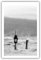 Acqooeakt Retro-Poster, Motiv: Frau mit Champagner am Strand, schwarz-weiß, feministischer Druck, Barwagen, Dekoration, Mädchenzimmer, Wanddekoration, ästhetische Leinwand, 30,5 x 40,6 cm, ungerahmt