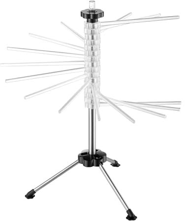 Fantes Collapsible Pasta Drying Rack, Clear, Holds up to 4.5-Pounds, The Italian Market Original since 1906