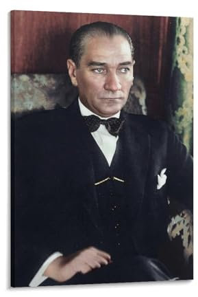 XSQING Atatürk Leader-Poster, Bilddruck, Wandkunst, Poster, Malerei, Leinwand, Poster, Kunstwerke, Raumästhetik, 20 x 30 cm