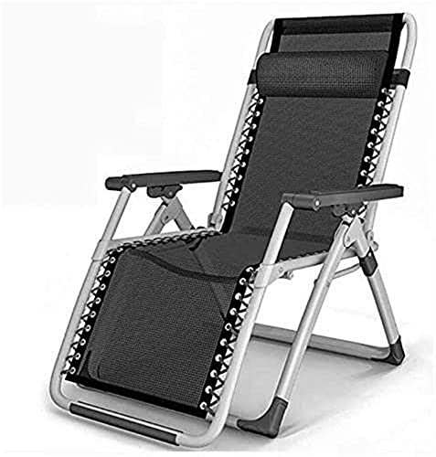 WYRMB Klappbarer Liegestuhl, Gartens tühle Garten Tages betten Klappstuhl Liegen Liege, Patio Liegestuhl mit Unterstützung für Outdoor Beach Camping Chair 440 Lbs, Sonnen Liege