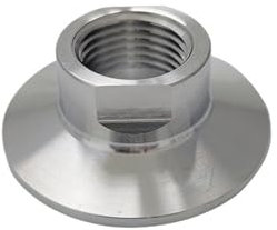 YJUHADWPBZ 1pc 1/4 3/8 1/2 3/4 1 NPT Female TC25.4 1.5 2 Tri Clamp 304 Stainless Steel Pipe Fitting Connector Adapter Homebrew(TC 25.4mm,1/4)