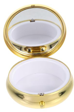 TOPPERFUN Vintage Schmuck Aufbewahrungsbox Retro Schmuck Organizer Für Ringe Und Ohrringe Dekorative Rosenkranz Box Aus Metall Tragbare Schmuckschatulle Für Frauen Und Männer Für