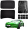 Shop4EV Parasol para Tesla Model 3 Highland (10/23 hasta hoy) – Protector UV para techo de cristal, lámina aislante de dos piezas, fácil montaje con clips, incluye bolsa de almacenamiento
