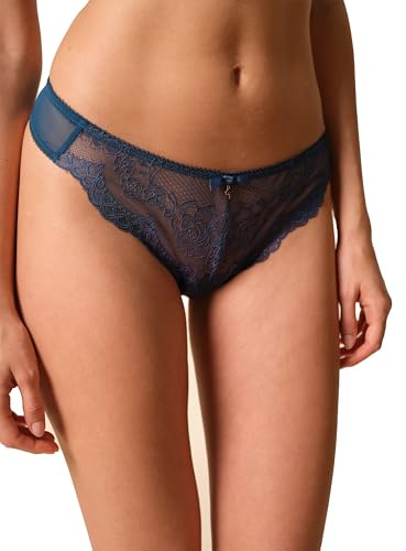 Gossard Women's Superboost Lace Thong Panties, Deep Teal, L