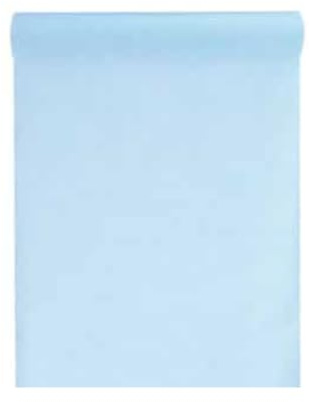 DeinPack Vlies Tischläufer hellblau 30cm x 10m Rolle Tischband Deko Event | Vliesstoff für Hochzeit, Deko & Basteln, Tischband in verschiedenen Farben, Hochzeitsdeko, Eventdeko, Floristik