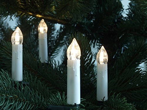 F-H-S International GmbH & Co. KG LED Weihnachtsbaumbeleuchtung 30er außen 17,4m / 60cm warmweiß Timer 6/18 Std. FHS Modell: 23454