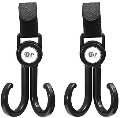 Innovaciones MS 2333 – Gancio doppio universale, colore: nero