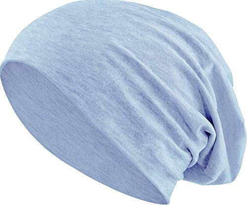 Balinco - Beanie Mütze für Damen & Herren aus 100% Jersey-Baumwolle – Flexibler Slouch Hat für Frühling, Herbst & Winter – Lange Baumwollmütze in versch. Farben – Kopfbedeckung Unisex modisch & bequem