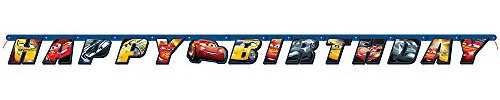 Disney Cars 3 Birthday Jointed Banner – 1,8 m, 1 Stück