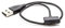 vhbw USB Ladekabel kompatibel mit Fitbit Ionic Smartwatch, Fitnesstracker - Ladestation Schwarz, 30 cm