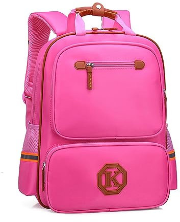 FANDARE Moda Zainetti per bambini Zaini Casual Zainetto Ragazze Cartelle Donna Uomo Zaino Scuola Adolescente Zaino da viaggio Ragazzi Borse a Zaino Daypack Children School Bag Nylon Rosa L