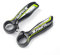Li-xada 2pcs Manillar de Bicicleta Ciclismo Apretones Puños de Seguridad de Aleación de Aluminio para MTB 22.4mm