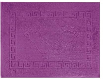 Mixibaby Tapis de bain en éponge 700 g/m² 50 x 70 cm, 100 % coton, lilas, 50 x 70 cm