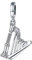 Charm Anhänger,925 Sterling Silber Harfe Anhänger Perlen Musik Charm Fit Armband Feiner Schmuck Für Mutter Geschenk