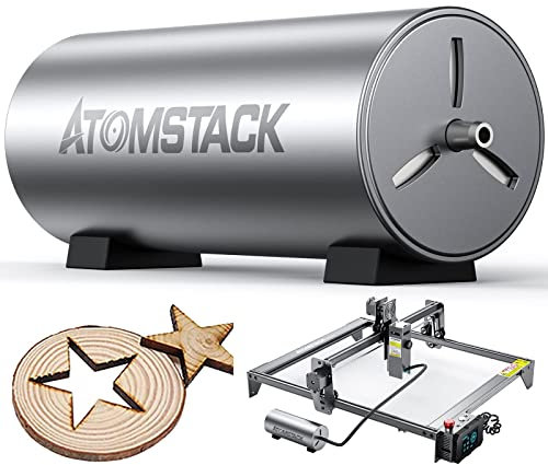 ATOMSTACK Air Assist Kit, Laser Engraving Machine Accessories, Air Assist Laser Cutter for A5 Series/S10/A10 Pro/X7 Pro Laser Engraving with 2m Tube for Smoother Cut and Engraving Edges, 10-30 L/min