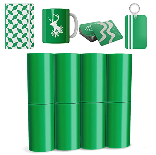 Solor Lot de 8 feuilles d'encre de transfert Infusible pour tasses Cricut Maker Explore 11,4 x 30,5 cm