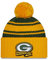 New Era NFL Sideline Winter Mütze - Green Bay Packers