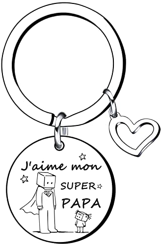 Lumengqi Porte-clés Cadeau pour Papa de Fille Fils - Fête Des Pères Original Anniversaire
