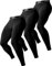 HOPLYNN Kompressionshose Herren Laufhose Lang für Joggen, Laufen, Training, Fitness, Radfahren Sport Leggings Atmungsaktiv Tights Schwarz 3er Pack-S