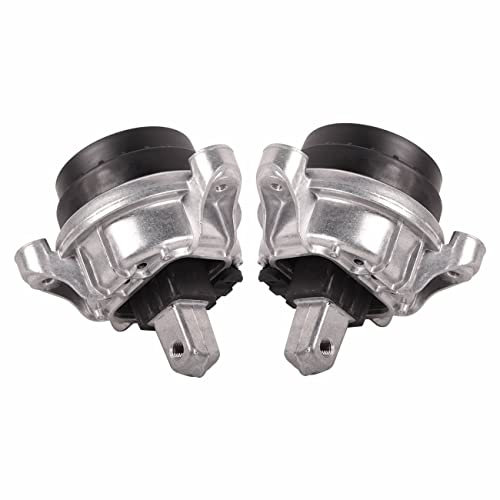 Bapmic 2x Motorlager Motorhalter Hydrolager Ersatz für B-M-W 5er F10 F11 520d 520i 525d 135 KW 22117935149