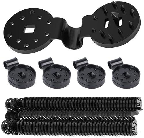 GOIEHIR 50 Piezas Clip de Red de Sombra, Clips de Plástico de Red de Jardín, Clips de Sujeción para Red de Sombra, para Conectar Cuerdas, Redes de Sombra, Barandillas, Color Negr