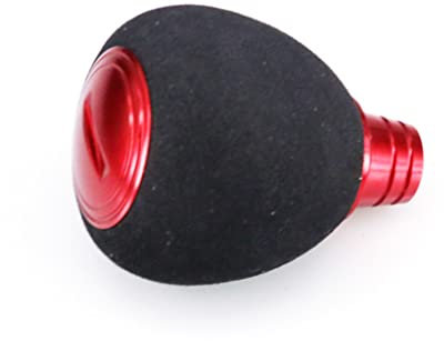 Mllepjdh Angelrollengriff, Power-Baitcasting, EVA-Knauf, Mikro-Jigging-Griffbeschläge, Ersatzteile für Low-Profile, Angelrolle, Griff, Knauf, Ersatzrollenknauf