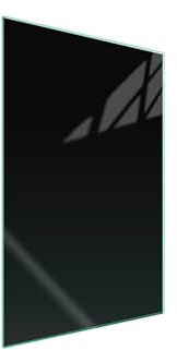 DarHaus Herdabdeckplatte Abdeckung Ceranfeld Abdeckplatte Schneidebrett 1-Teilig 35x52 cm Schwarz