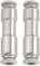 EMSea 2 STK. Pneumatisches Einweg-Rückschlagventil Innendurchmesser 6 Mm 11,9 X 45,1 Mm Druckluftanschluss aus Vernickeltem Messing für Vakuum-Luftkompressorpumpe