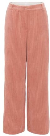 OPUS Damen City Pants | Wide Leg Pants Marnia aus weichem Cord Mellow Rose, 40