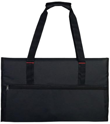 Monitor Carry Bag - Portable All-In- Computer Bag, Protective Monitor Travel Carry Bag, Dustproof Monitor Cover with Adjustable Handle Buckles for 20-24 Inch Monitors Screens, A. Black, 72*54cm