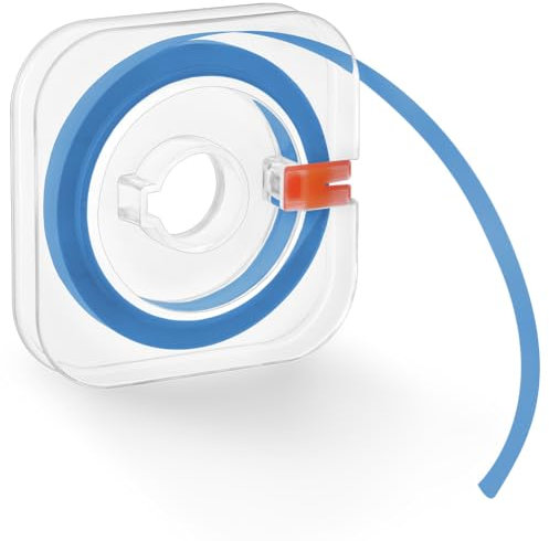 OFFCUP Zahn Schleifpapier, Dental Schleifstreifen Ultra-Fine 30μm Grit Size Interdental Schleifwerkzeuge, Dental Polierstreifen Tragbare Zahnschleifpapier zum Polieren von Zähnen (6mx4mm, Blau)
