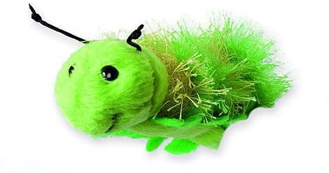 alles-meine.de GmbH Fingerpuppe - grüne Raupe/Wurm - Schmetterling/Tier Handspielpuppe - Kasperlfigur - Finger Puppe Handpuppe - für Kinder & Erwachsene - Plüschtier