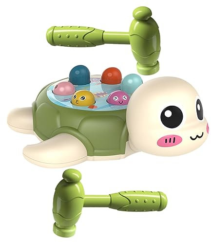 LALADEFIEE 1set Giocattoli Educativi per Interattivo Martello Colori per della Coordinazione e Ragazze