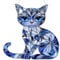 Katzen-Sonnenfänger-Ornament, Hängeornamente, 20,3 cm, Sonnenfänger, zum Aufhängen, 2D-Acryl-Dekoration, Weihnachtsbaumschmuck für Katzenliebhaber