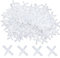 IGXX 500 pièces entretoises pour carrelage, entretoises pour carrelage de 4 mm, carrelage décoratif, entretoises croisées en Plastique pour carrelage Mural, entretoises Blanches pour carrelage