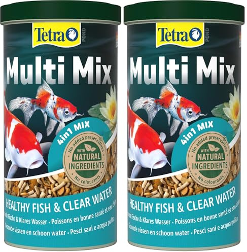 Tetra Multi Mix Pond Fish Food Variety 170g - biologically balanced for mixed fish stock (Pack of 2)