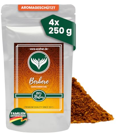 Azafran Berbere Gewürz Barbare äthiopische Mischung 1kg | Feurig-würzig nach äthiopischer Art