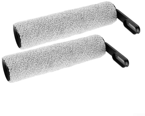 Brosse rouleau de rechange pour aspirateur iFloor 5 Breeze, poils en laine douce haute densité, doux pour les sols en bois dur et marbre, 1 paquet (lot de 2)
