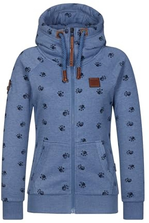 Naketano Brazzo 20 - Blue Melange Dog Print