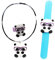 Caimeytie Mädchen Halskette/Armband/Ringe/gesetzt mit Panda-Zubehör