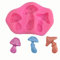 Süße kleine 3D-Silikonform in Pilzform für DIY-Desserts, Kristalle, Gelee, Shots, Eiswürfel, handgefertigt, Eiscreme, Gummipaste, Cupcake-Topper, Deko, Pudding, Fondant, Süßigkeiten